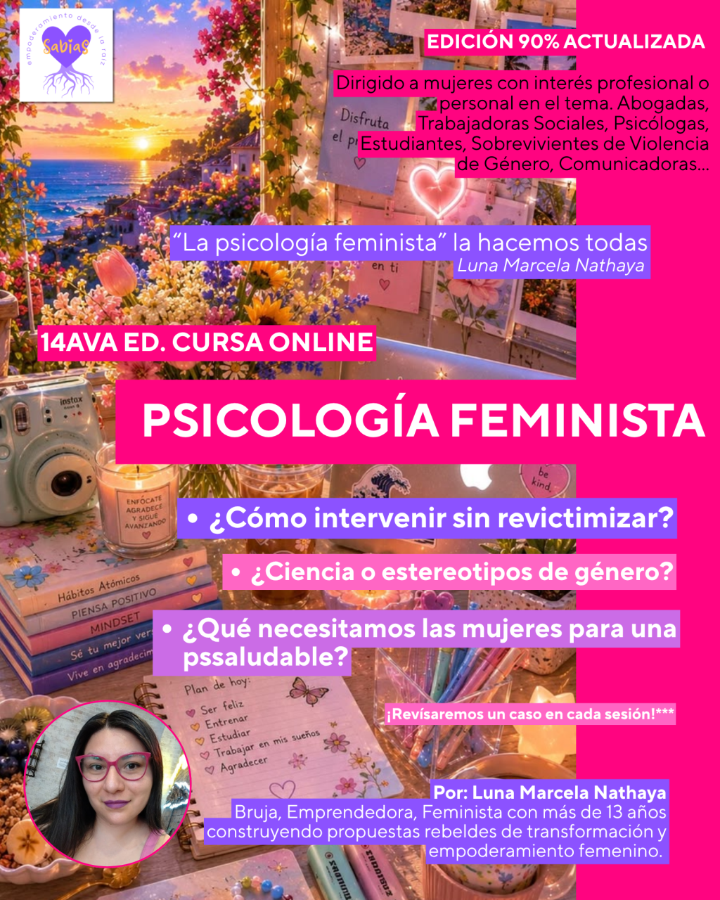 14ava ed. Formación de Psicología&nbsp;Feminista